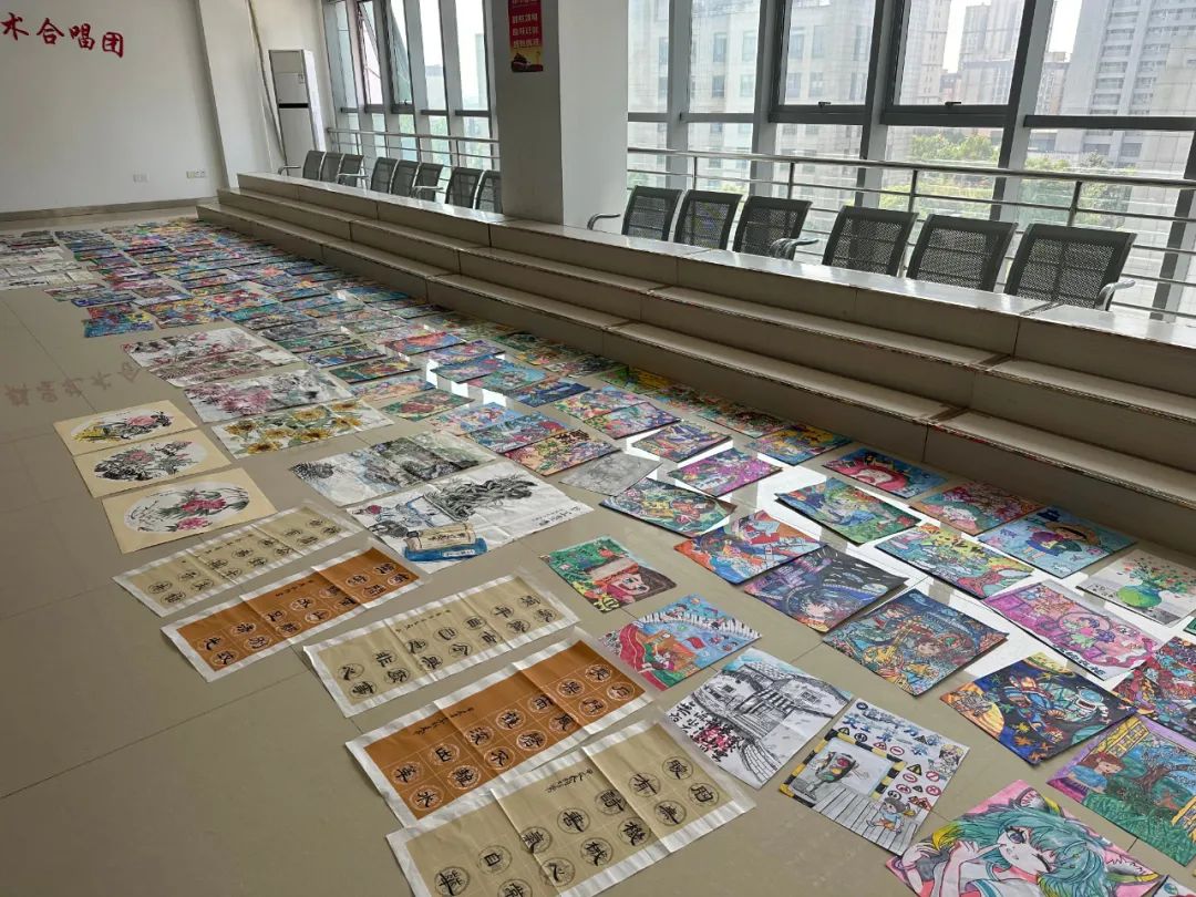 枞阳县文化馆选送优秀作品参加 2024年安徽省少儿书画大赛