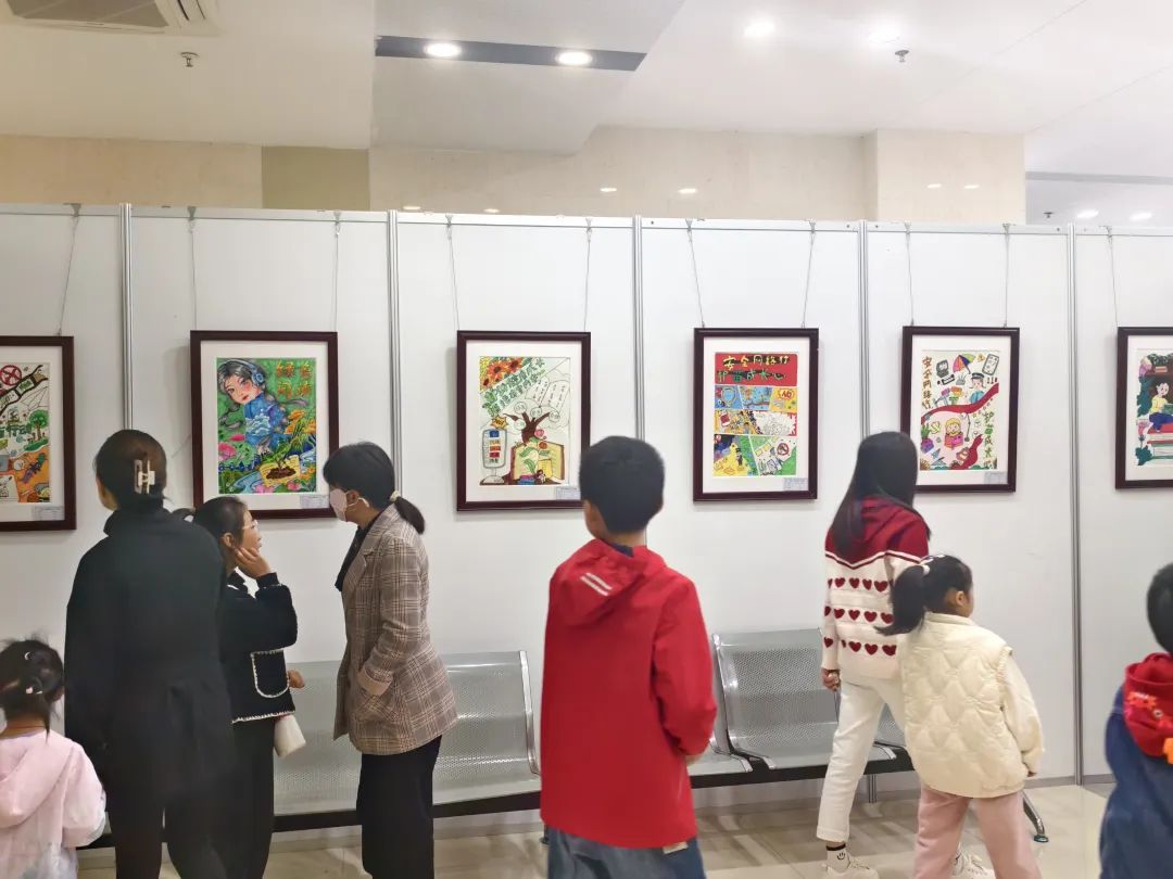 护苗”画卷润童心少儿书画展在枞阳县文化馆开展