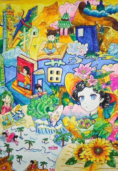 ＂护苗＂画卷润童心线上少儿书画展（一）
