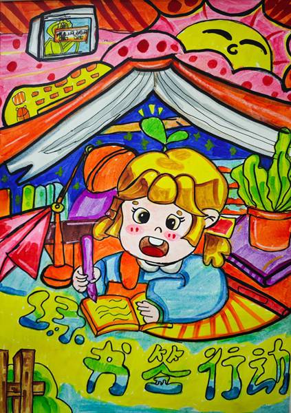 ＂护苗＂画卷润童心线上少儿书画展（一）