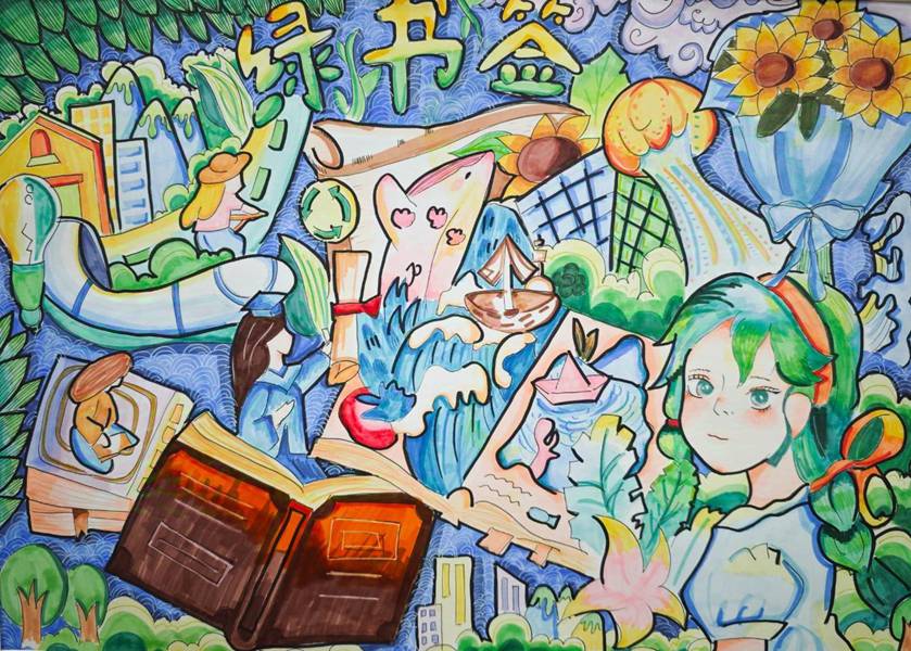 ＂护苗＂画卷润童心线上少儿书画展（一）