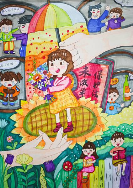 ＂护苗＂画卷润童心线上少儿书画展（一）