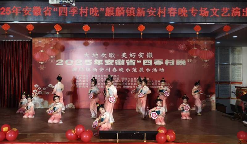 2025年安徽省“四季村晚” 麒麟镇新安村春晚示范展示活动圆满结束！