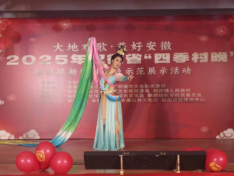 2025年安徽省“四季村晚” 麒麟镇新安村春晚示范展示活动圆满结束！