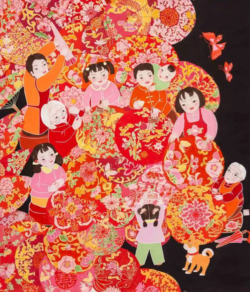 赏年画 过大年 | 2025年“新生活·新风尚·新年画”美术创作作品线上展览（一）