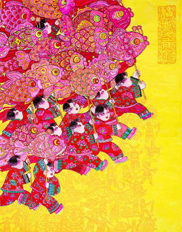 赏年画 过大年 | 2025年“新生活·新风尚·新年画”美术创作作品线上展览（一）