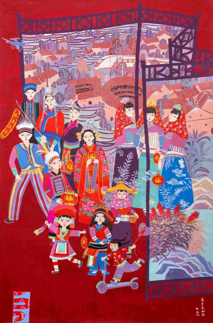 赏年画 过大年 | 2025年“新生活·新风尚·新年画”美术创作作品线上展览（一）