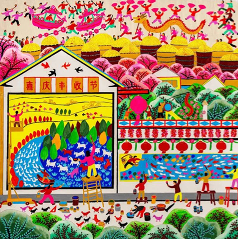 赏年画 过大年 ｜2025年“新生活·新风尚·新年画”美术创作作品线上展览（二）