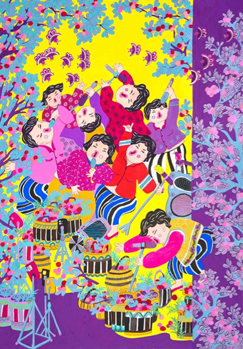 赏年画 过大年 ｜2025年“新生活·新风尚·新年画”美术创作作品线上展览（二）
