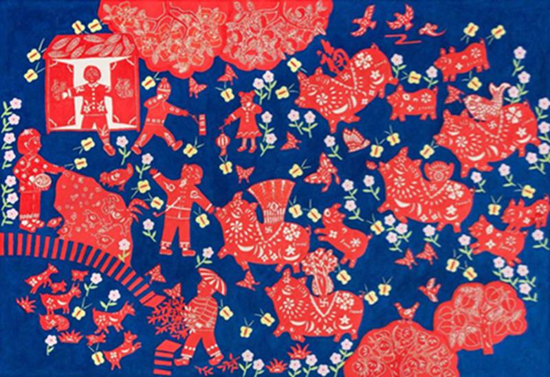 赏年画 过大年 ｜2025年“新生活·新风尚·新年画”美术创作作品线上展览（二）