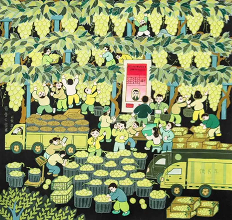 赏年画 过大年 ｜2025年“新生活·新风尚·新年画”美术创作作品线上展览（二）