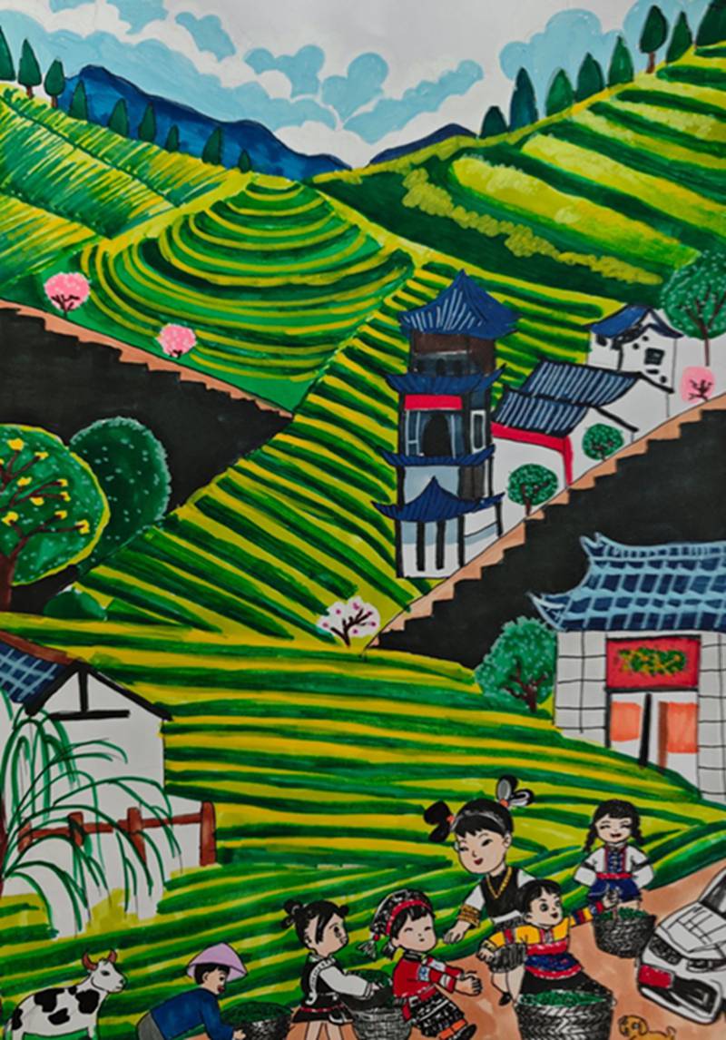 墨润童心 艺彩飞扬”2025年枞阳县线上少儿书画展（一）