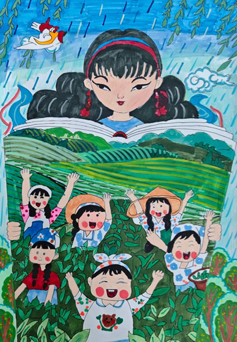 墨润童心 艺彩飞扬”2025年枞阳县线上少儿书画展（一）
