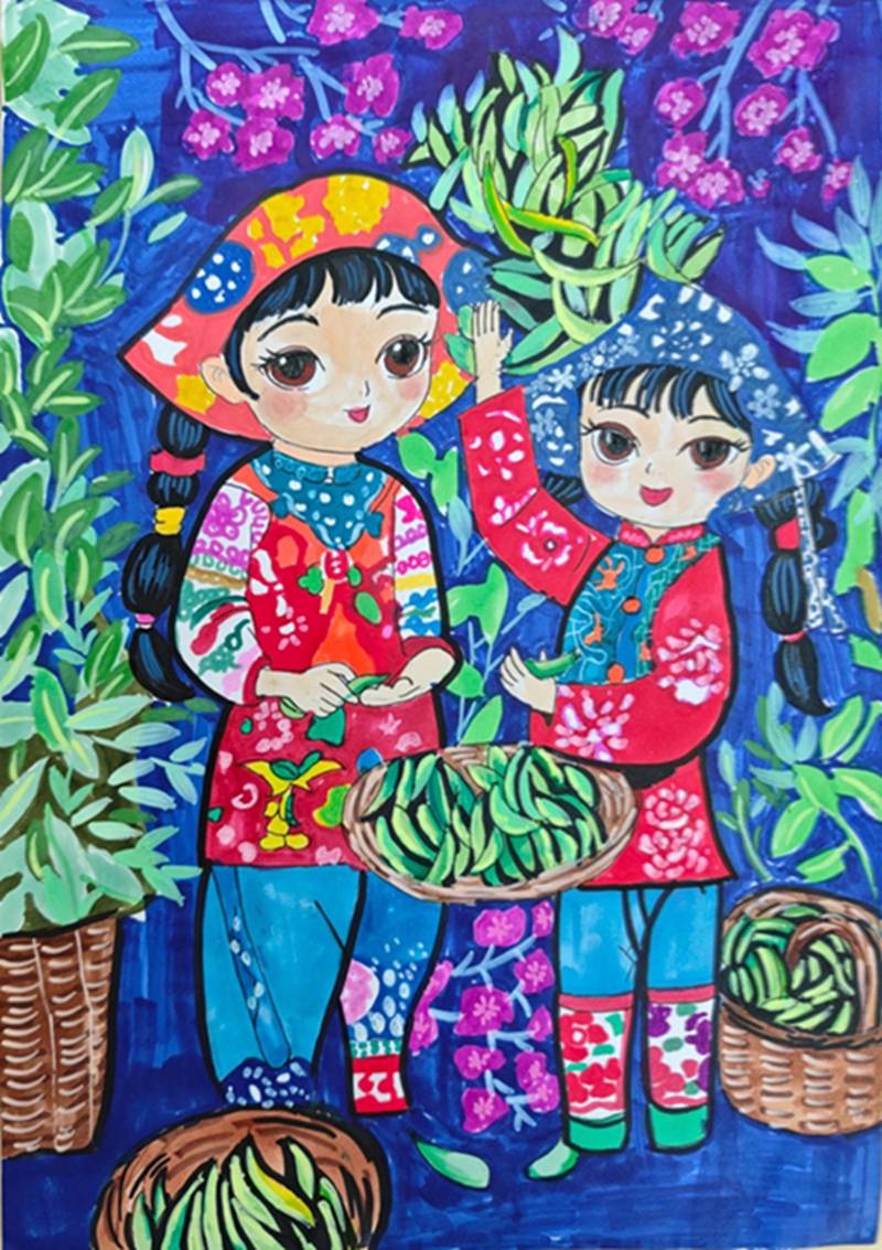 墨润童心 艺彩飞扬”2025年枞阳县线上少儿书画展（一）