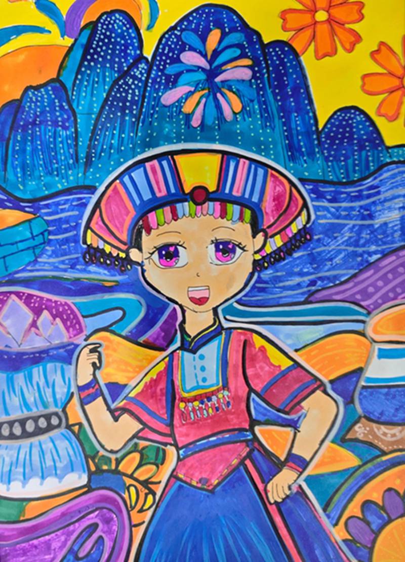 墨润童心 艺彩飞扬”2025年枞阳县线上少儿书画展（一）
