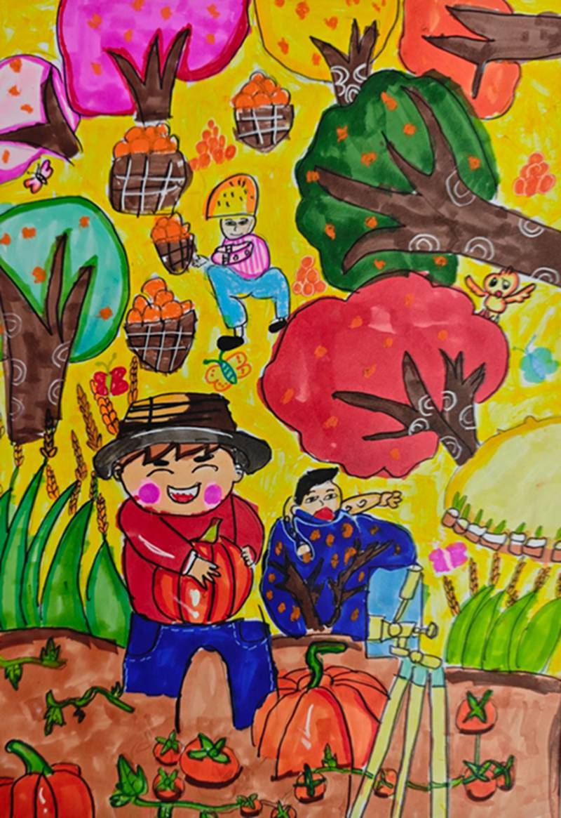 墨润童心 艺彩飞扬”2025年枞阳县线上少儿书画展（一）
