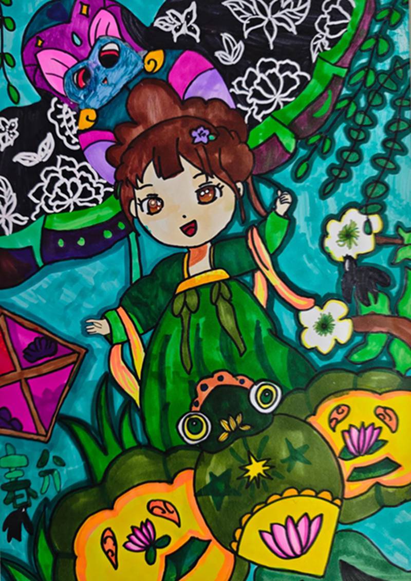 墨润童心 艺彩飞扬”2025年枞阳县线上少儿书画展（一）