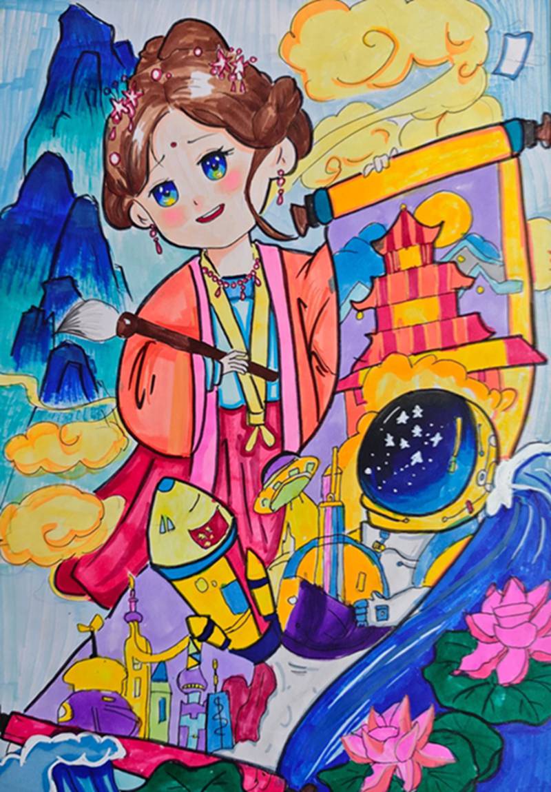 墨润童心 艺彩飞扬”2025年枞阳县线上少儿书画展（一）