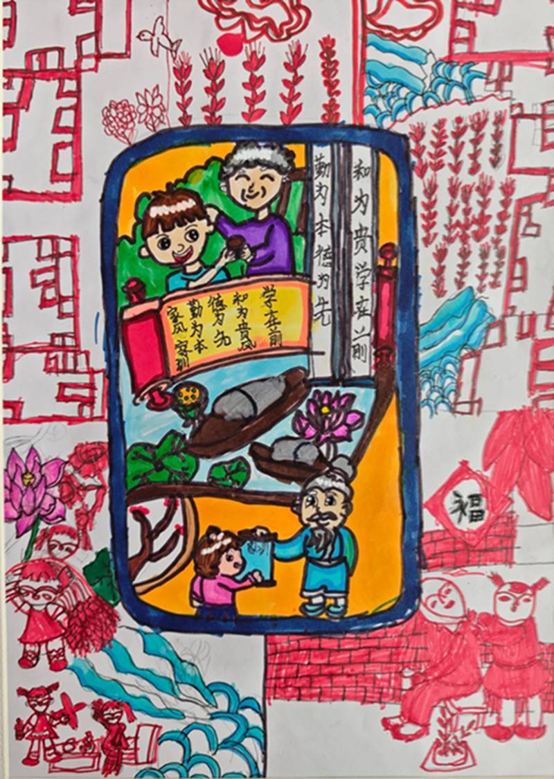 “墨润童心 艺彩飞扬”2025年枞阳县线上少儿书画展（二）
