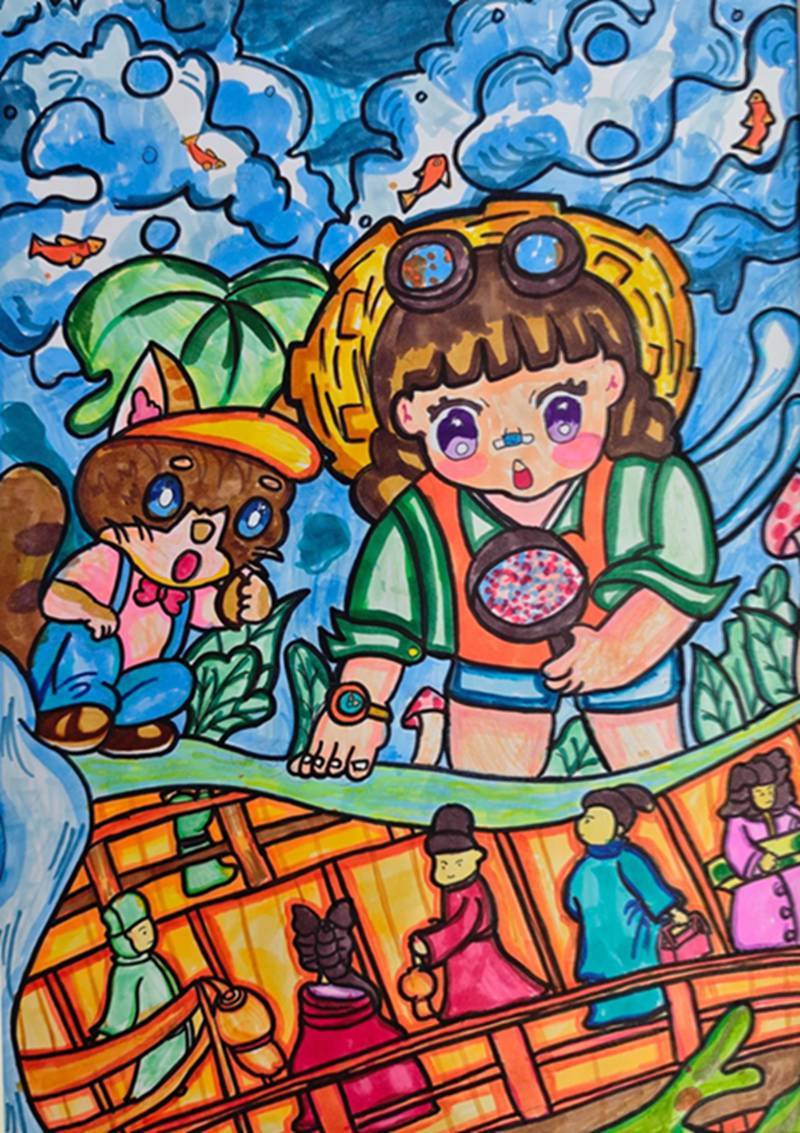 “墨润童心 艺彩飞扬”2025年枞阳县线上少儿书画展（二）