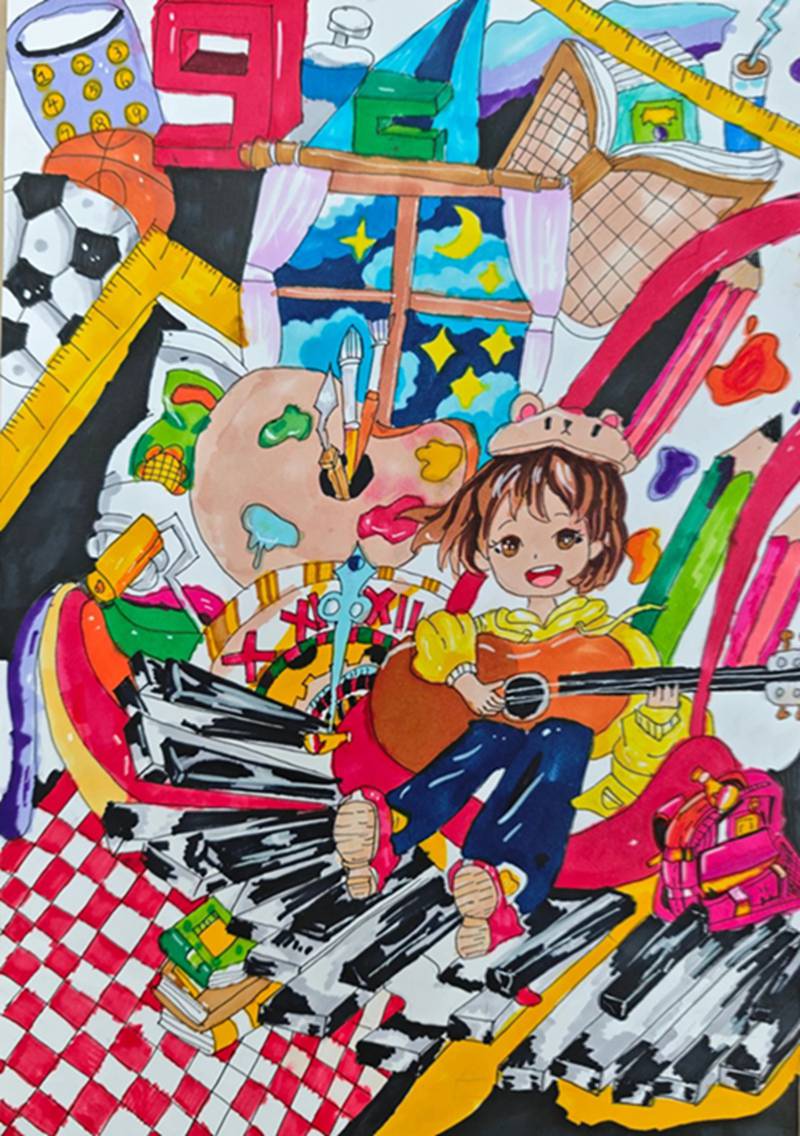 “墨润童心 艺彩飞扬”2025年枞阳县线上少儿书画展（二）