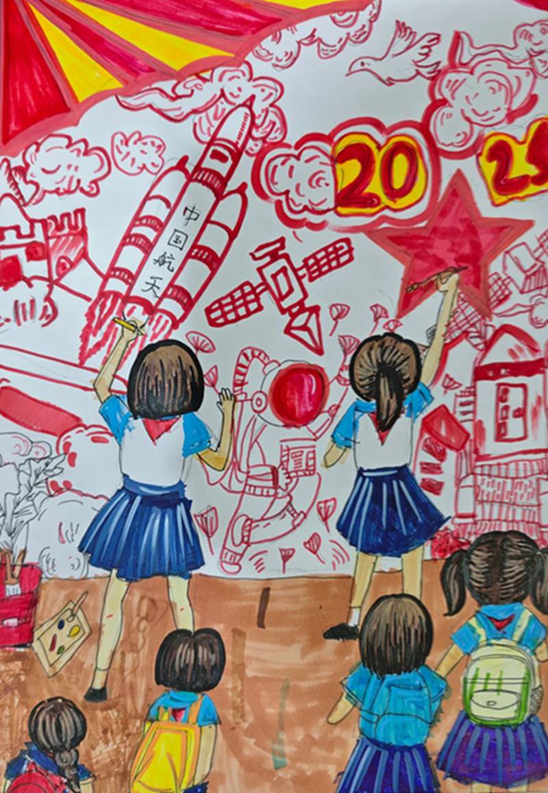 “墨润童心 艺彩飞扬”2025年枞阳县线上少儿书画展（四）