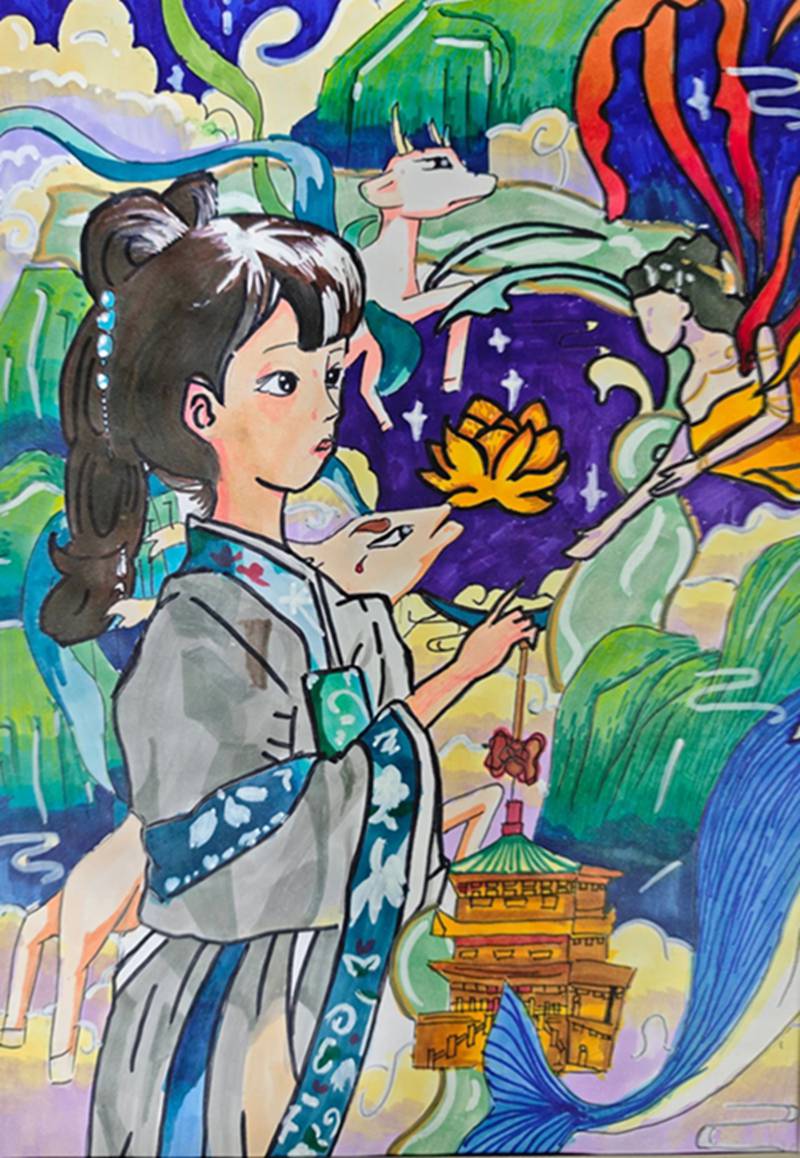 “墨润童心 艺彩飞扬”2025年枞阳县线上少儿书画展（四）