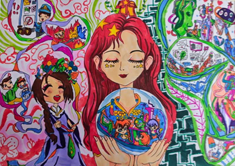 “墨润童心 艺彩飞扬”2025年枞阳县线上少儿书画展（四）
