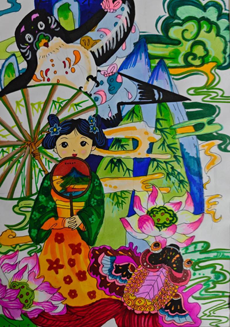 “墨润童心 艺彩飞扬”2025年枞阳县线上少儿书画展（四）