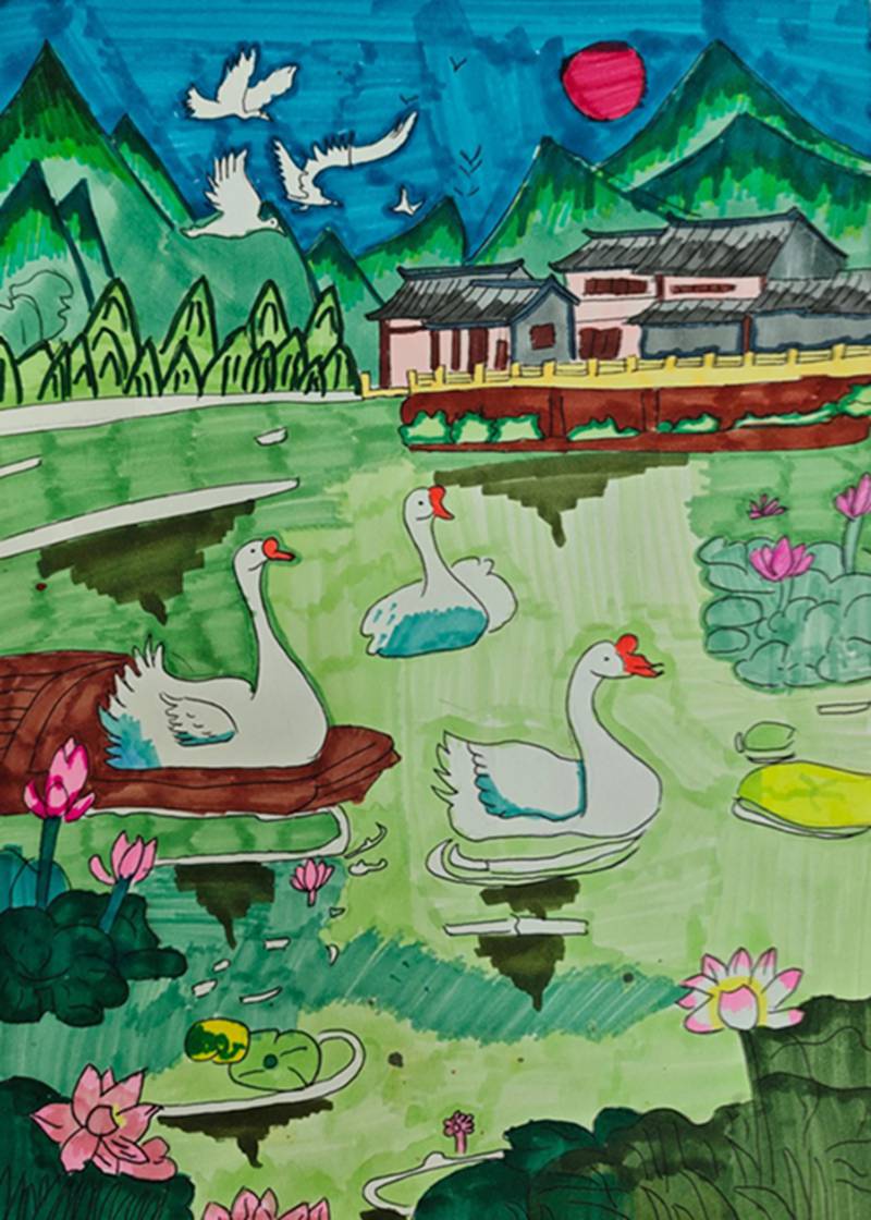 “墨润童心 艺彩飞扬”2025年枞阳县线上少儿书画展（四）