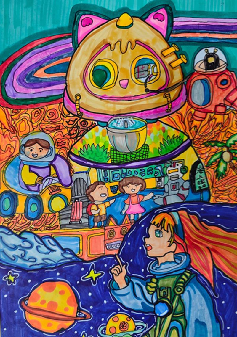 “墨润童心 艺彩飞扬”2025年枞阳县线上少儿书画展（四）