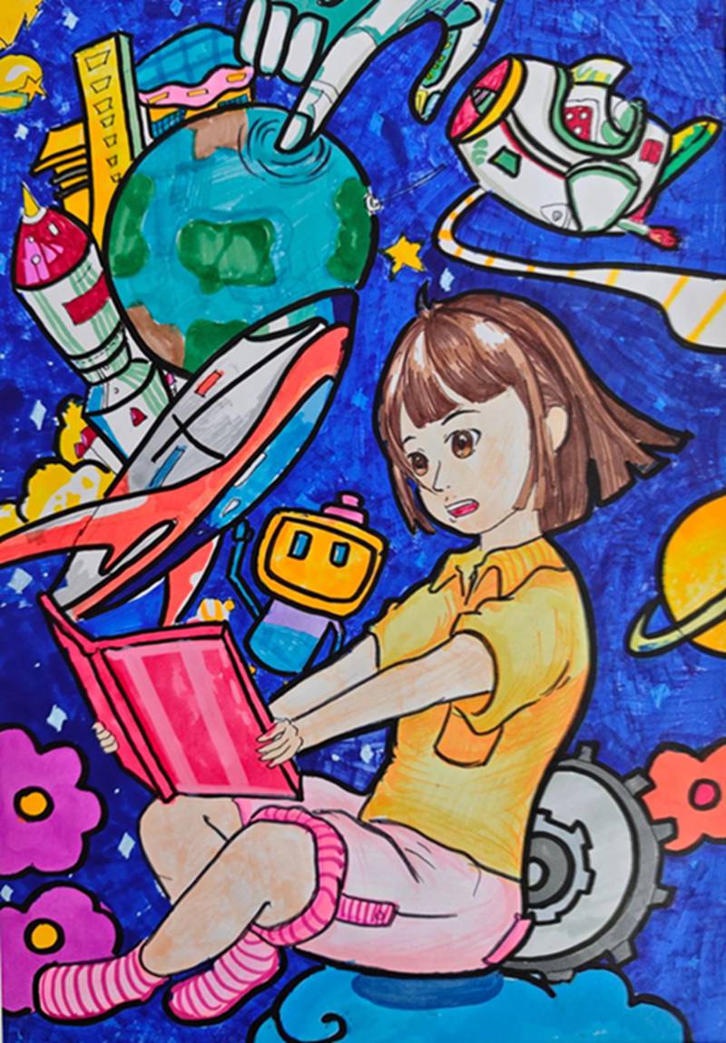 “墨润童心 艺彩飞扬”2025年枞阳县线上少儿书画展（四）