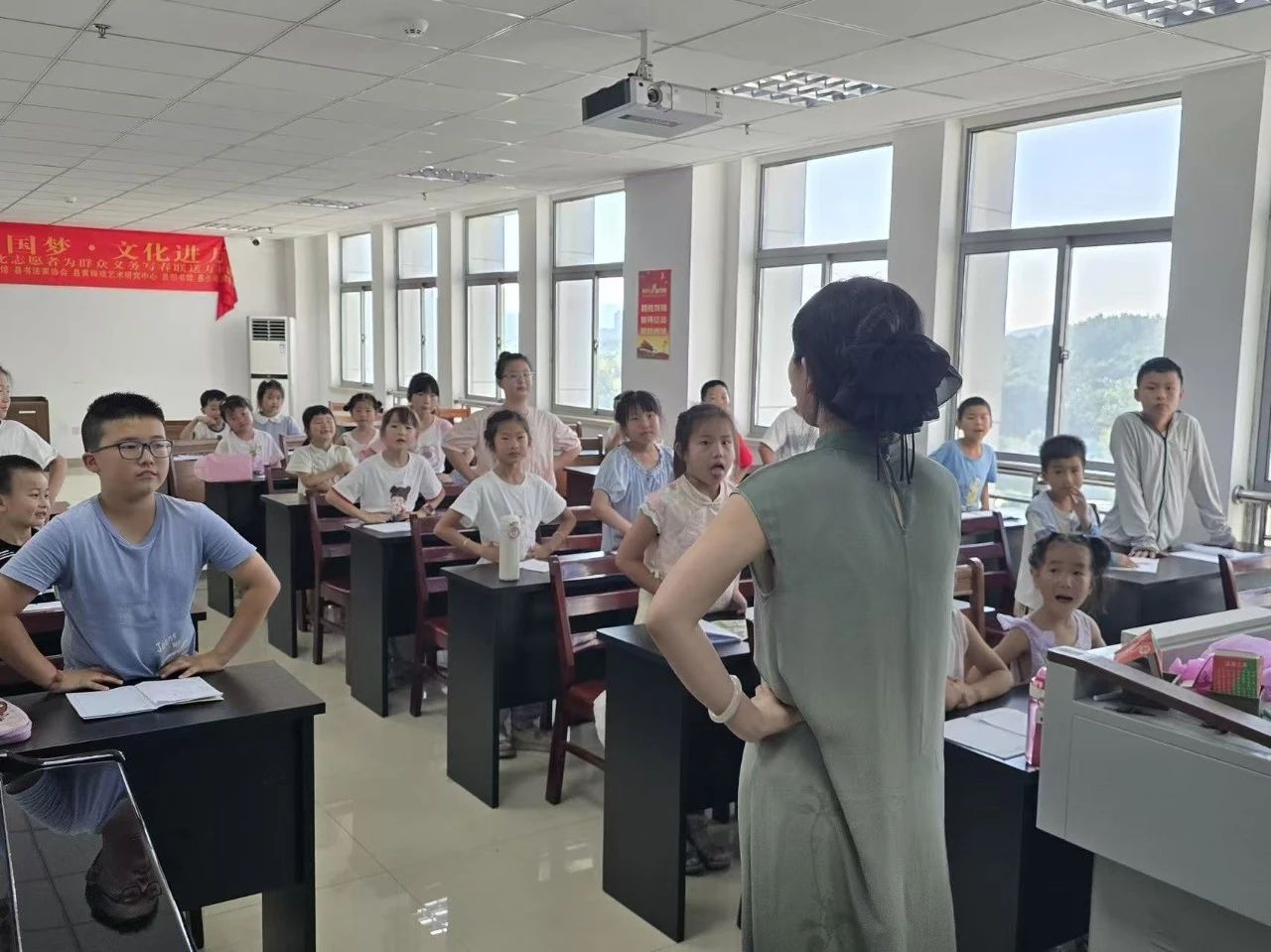 枞阳县文化馆暑期少儿公益培训班全面结课