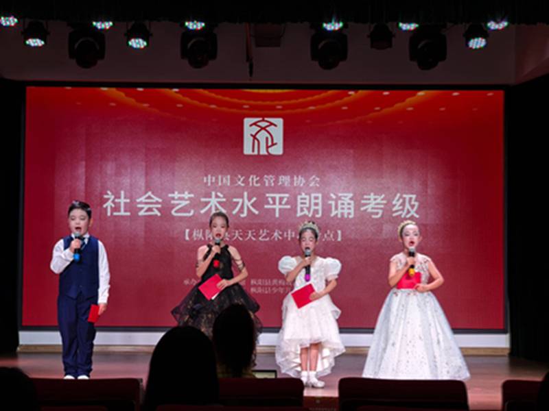 枞阳县文化馆开展朗诵和舞蹈考级工作