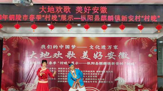 “我们的中国梦 文化进万家”大地欢歌 美好安徽2026年铜陵市春季“村晚”展示————枞阳县麒麟镇新安村“村晚”圆满举办