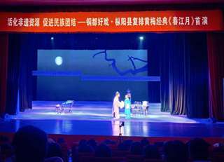 同心承黄梅，非遗耀枞阳——黄梅戏《春江月》惠民展演圆满落幕