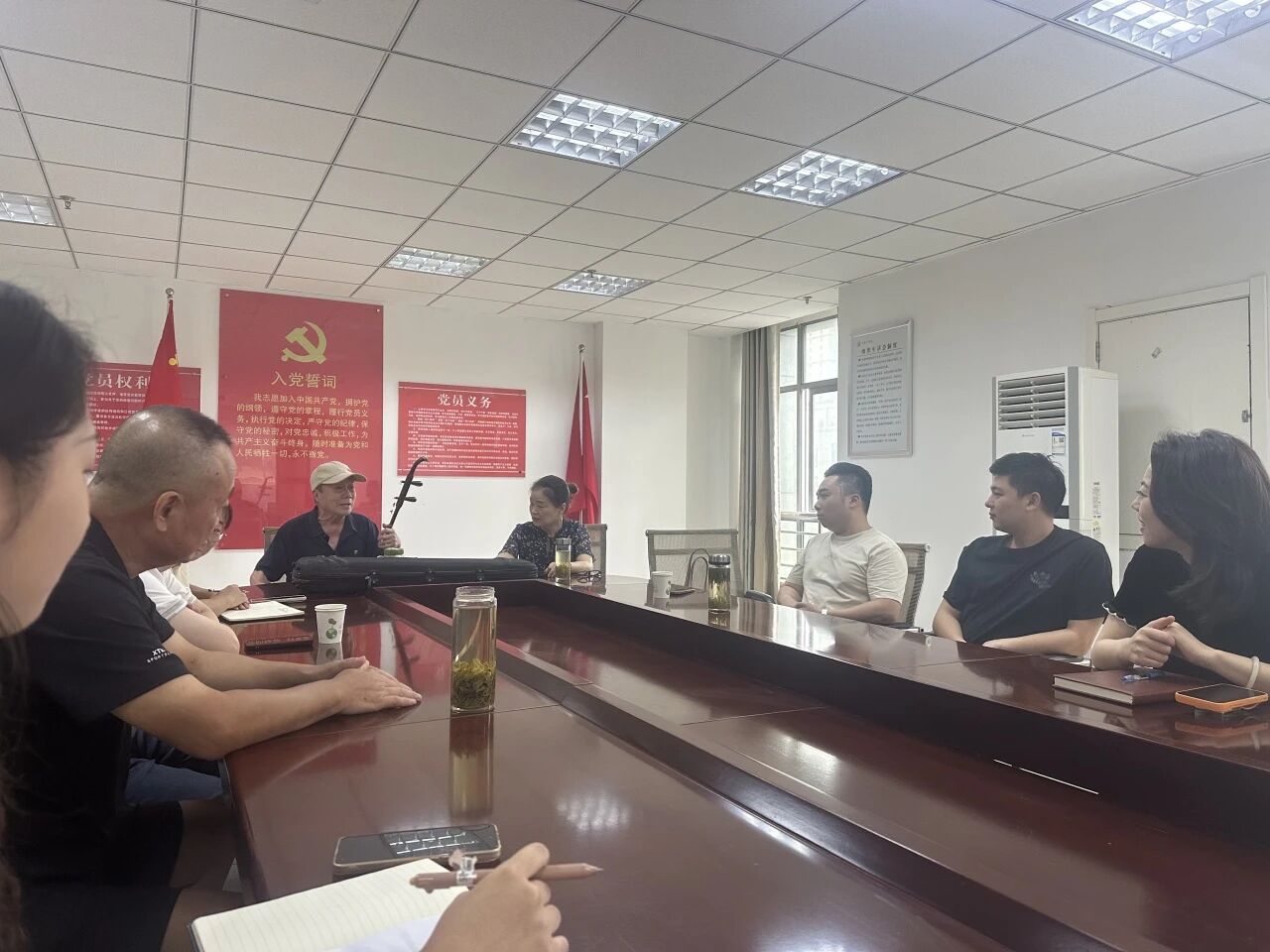 枞阳胡琴书非遗传承发展研讨会在枞阳县文化馆开展